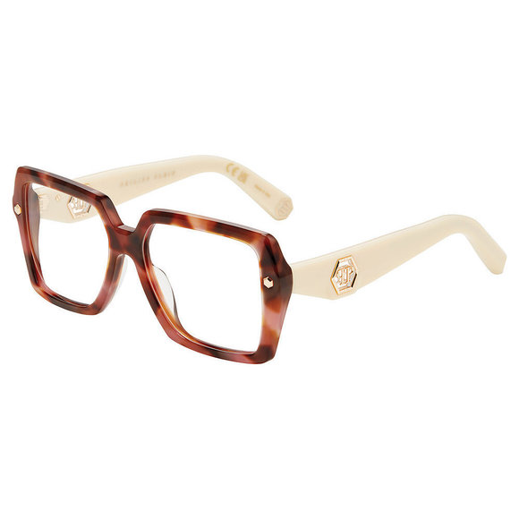 PHILIPP PLEIN OPTICAL VPP192 Eyeglasses BROWN-PINK-HAVANA-01GQ 55mm